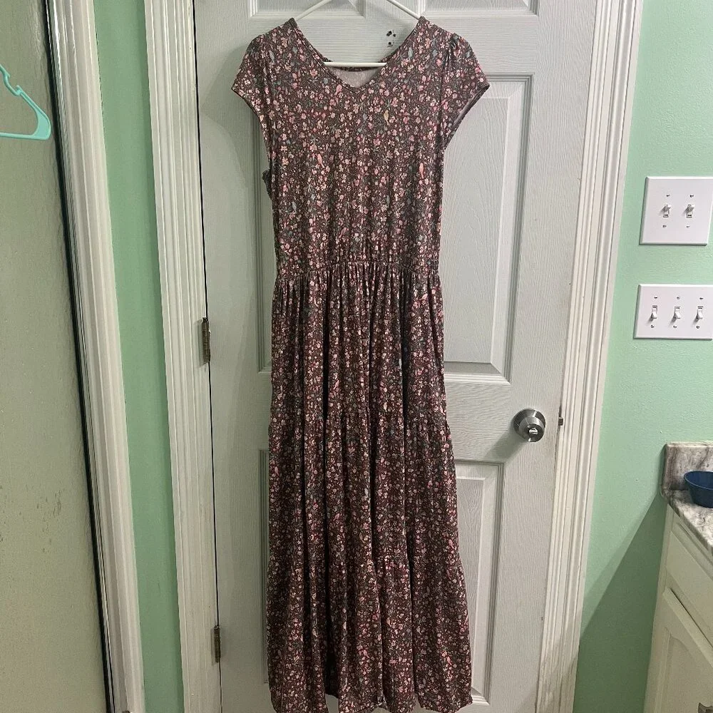 Super Cute Dresses Meadowlark NON-Nursing Maxi Dress, Altered - Picture 1 of 2